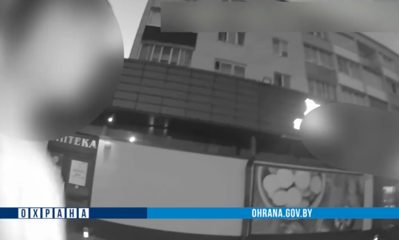 пьяный житель Волковыска