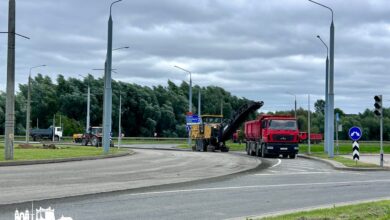 В Гродно закрыли на ремонт одну из главных развязок