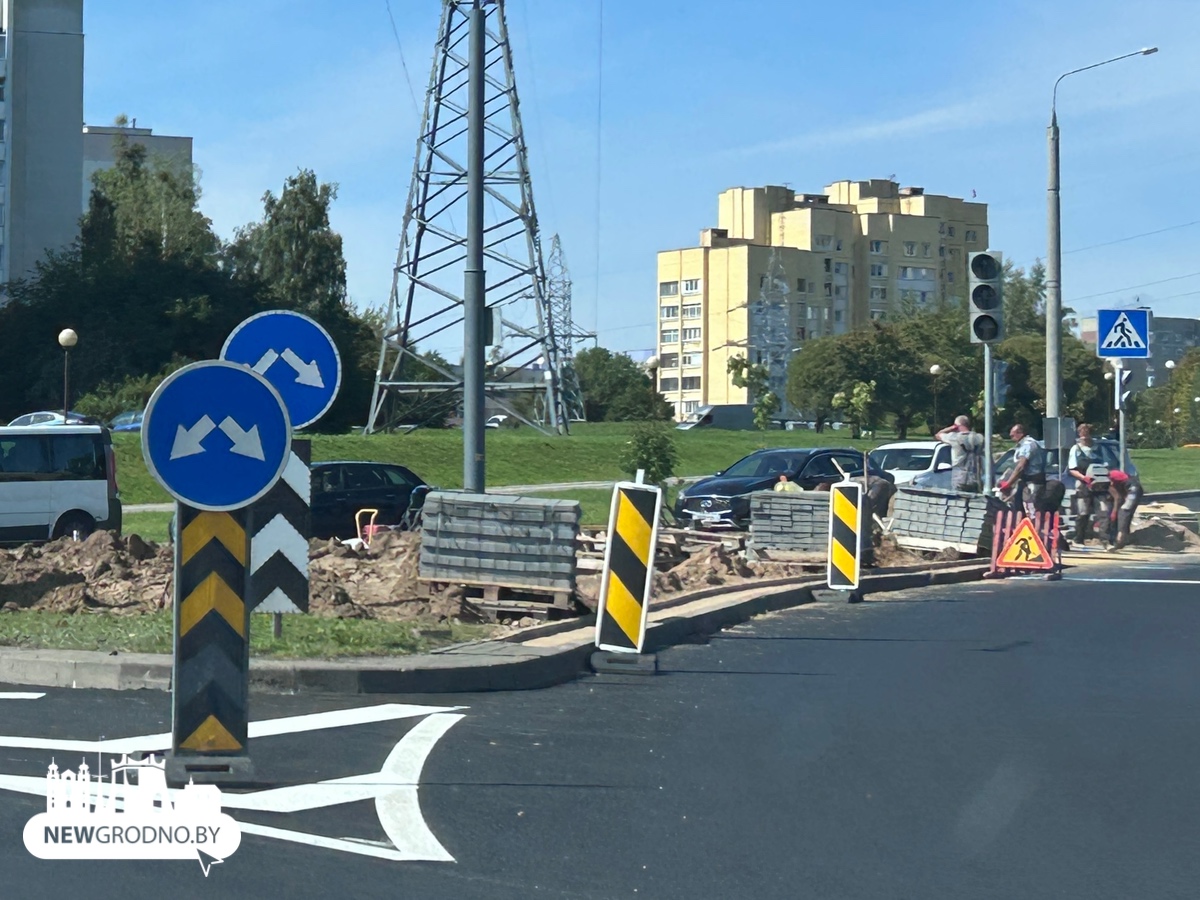 На кольце Тавлая в Гродно