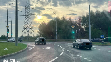 На кольце Тавлая в Гродно