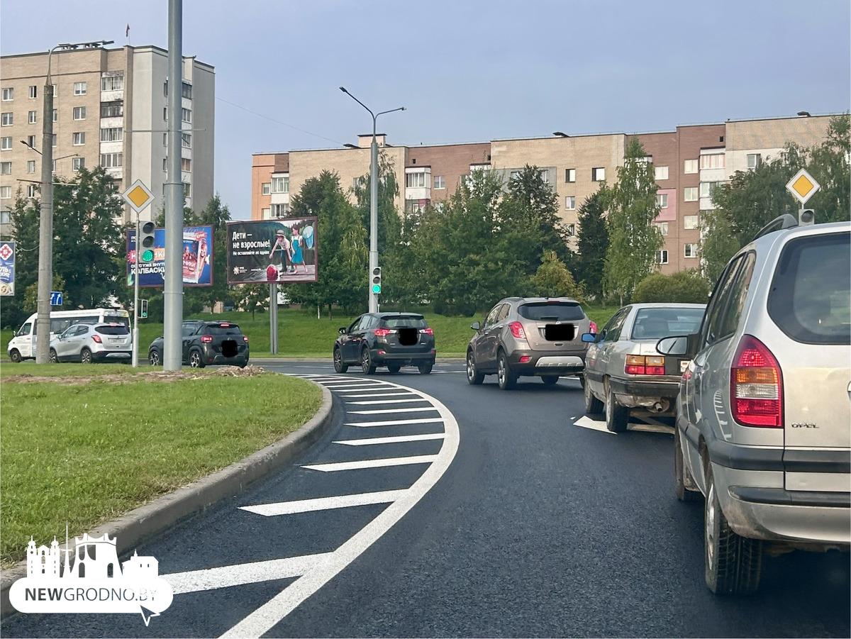 На кольце Тавлая в Гродно