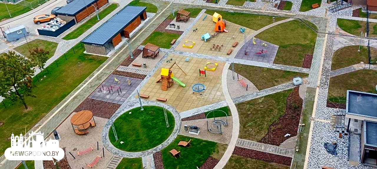 Виды с новой многоэтажки у центра Гродно
