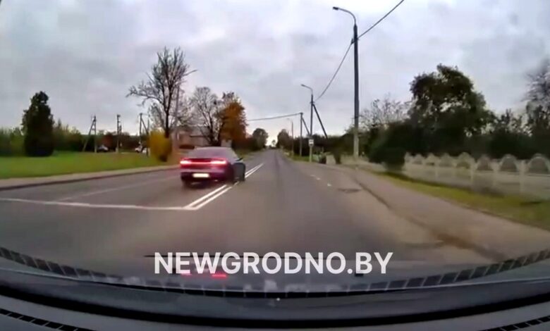 Комбо из нарушений попало на видео