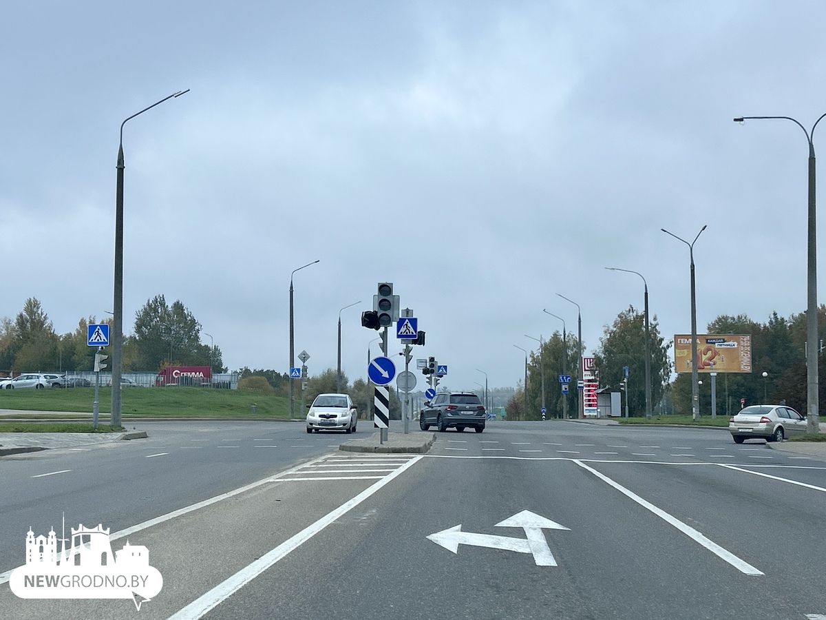 На нескольких перекрестках в Гродно изменят организацию движения